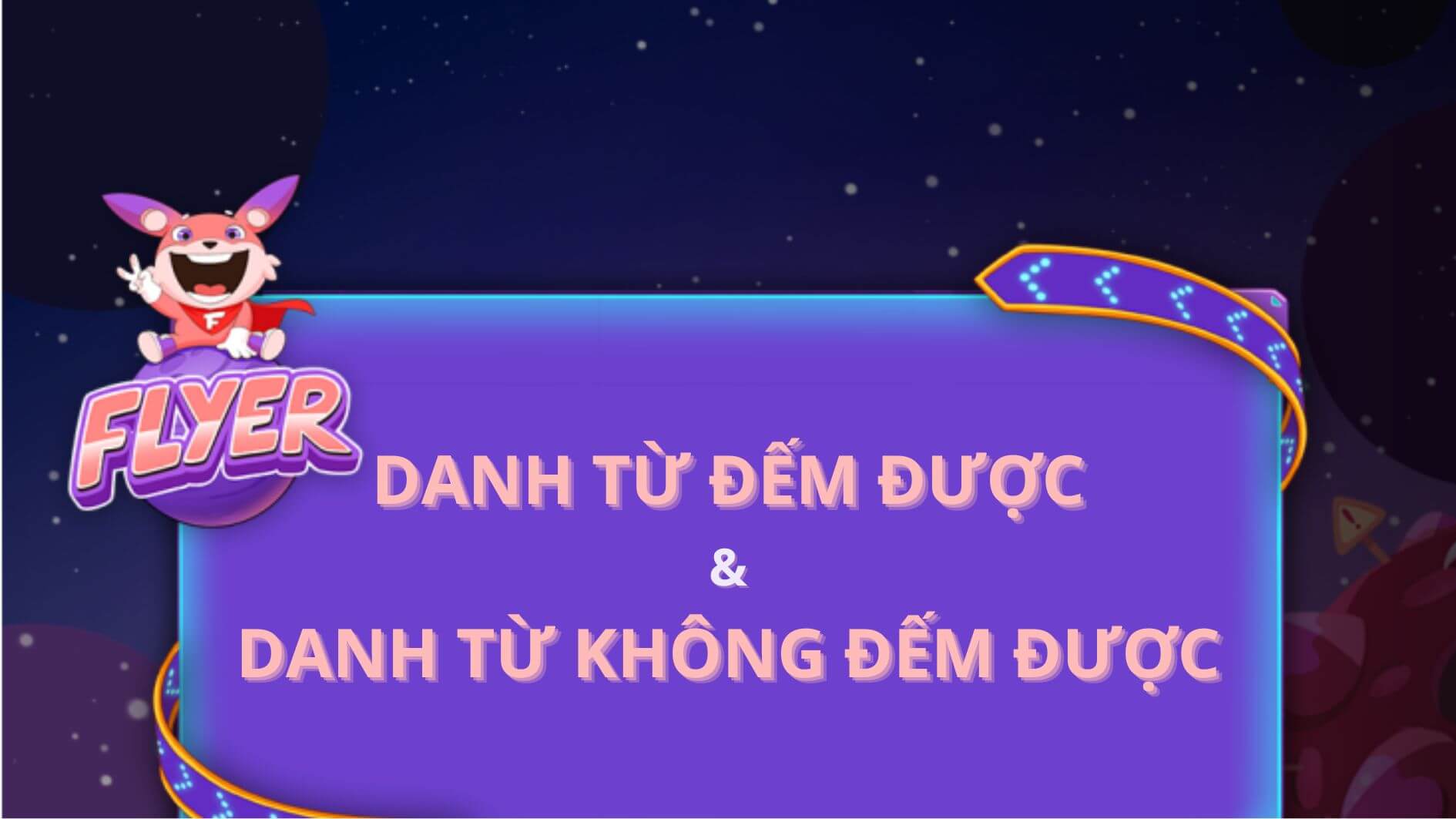 Từ vựng danh từ số ít đếm được thông dụng trong tiếng Việt