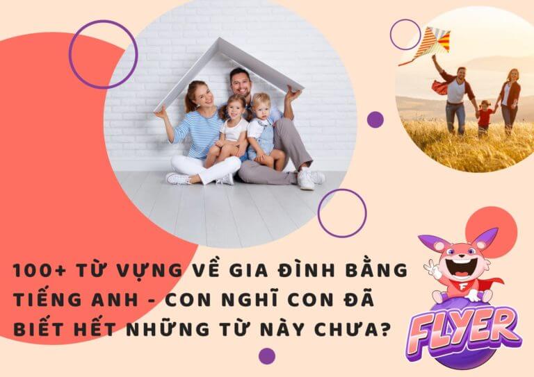 từ vựng về gia đình