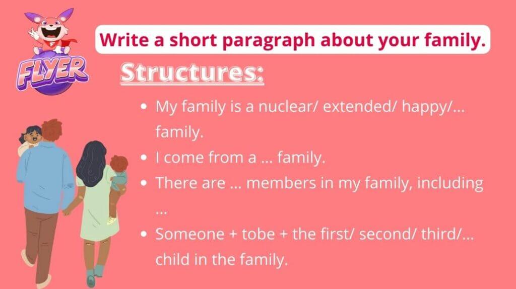 Một số cấu trúc viết bài giới thiệu về gia đình bằng tiếng Anh