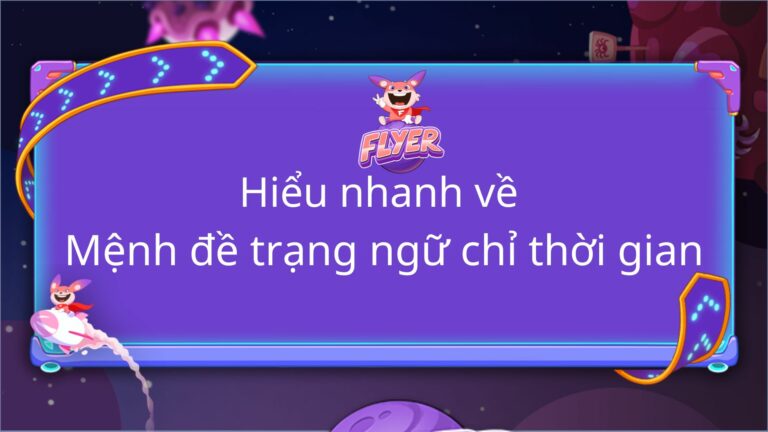 Mệnh đề chỉ thời gian