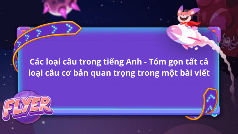 các loại câu trong tiếng anh