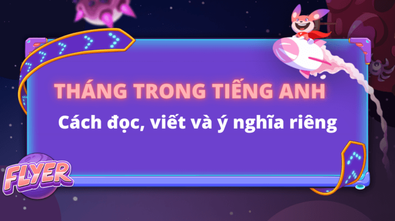 tháng trong tiếng Anh