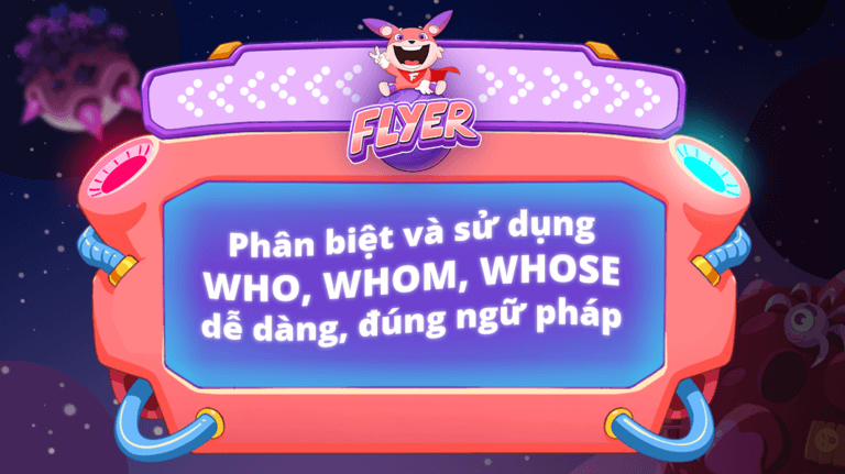 phân biệt và cách dùng who, whom, whose