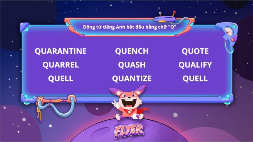 từ tiếng anh bắt đầu bằng chữ q