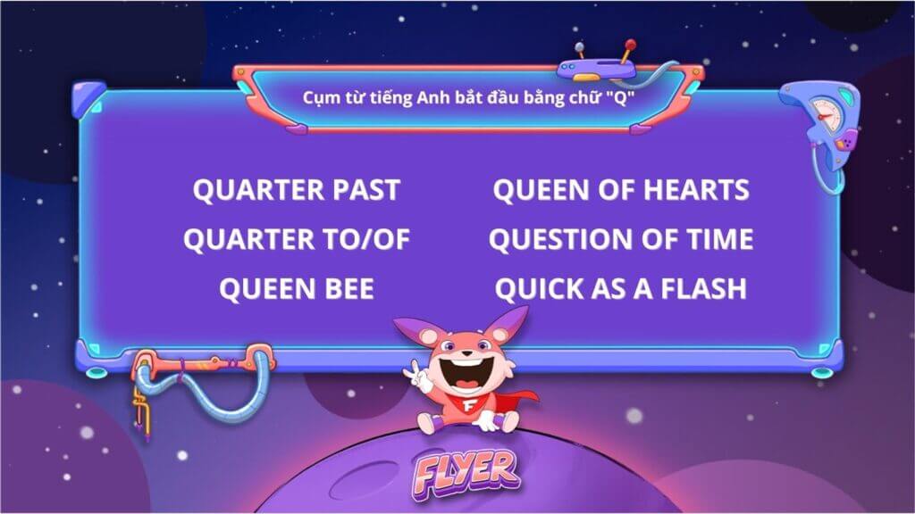 từ tiếng anh bắt đầu bằng chữ q