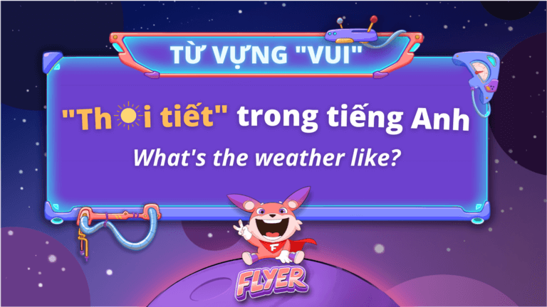 từ vựng tiếng Anh về thời tiết