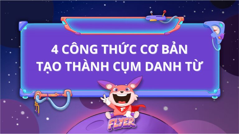 Công thức tạo thành cụm danh từ