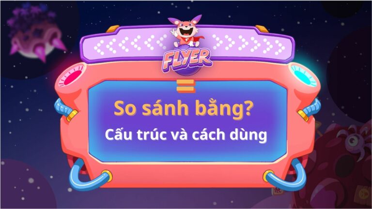 so sánh bằng trong tiếng anh