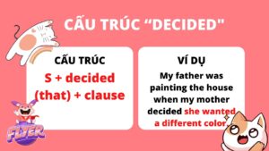 Decided + gì? 10 phút thành thạo cấu trúc và cách dùng