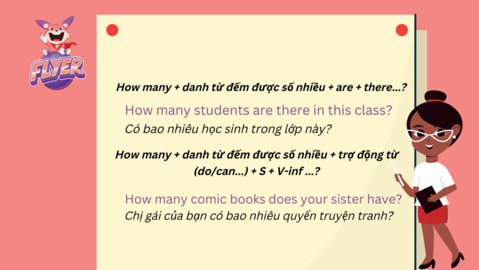11 How Many Điểm giống và khác nhau giữ how many - how much và cách trả lời