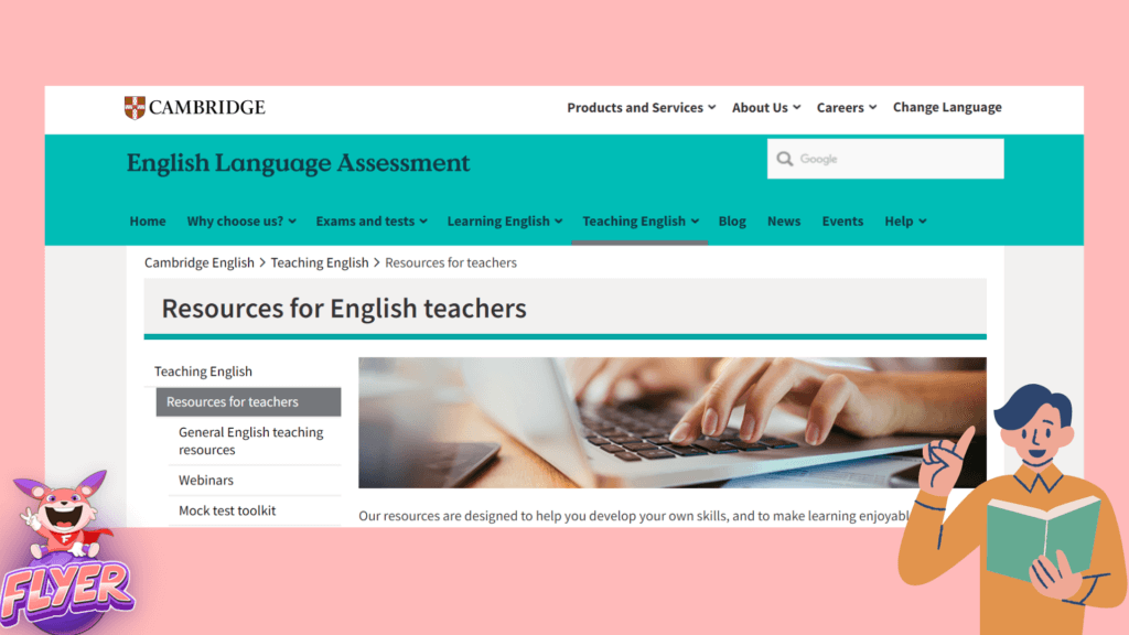 web hỗ trợ giảng dạy tiếng Anh 