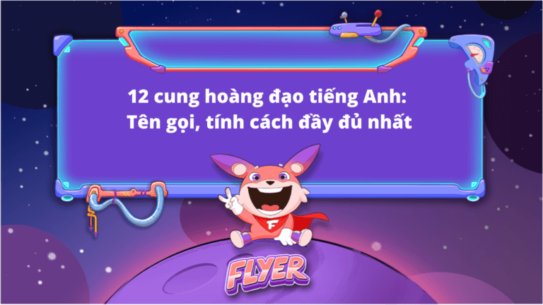 cung hoàng đạo tiếng anh