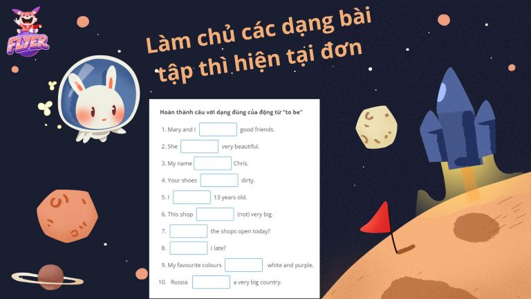 Bài tập thì hiện đại đơn