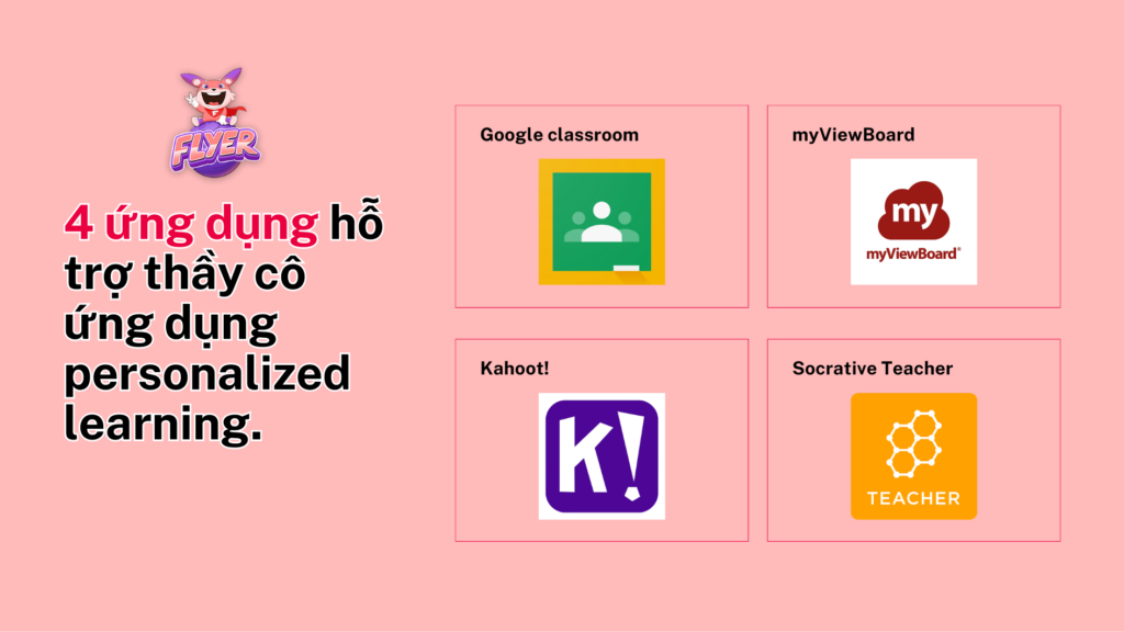 Cách ứng dụng personalized learning vào bài giảng trên lớp