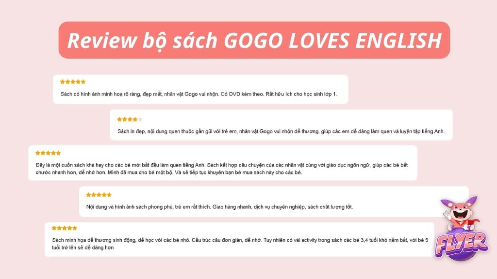 review bộ sách gogo