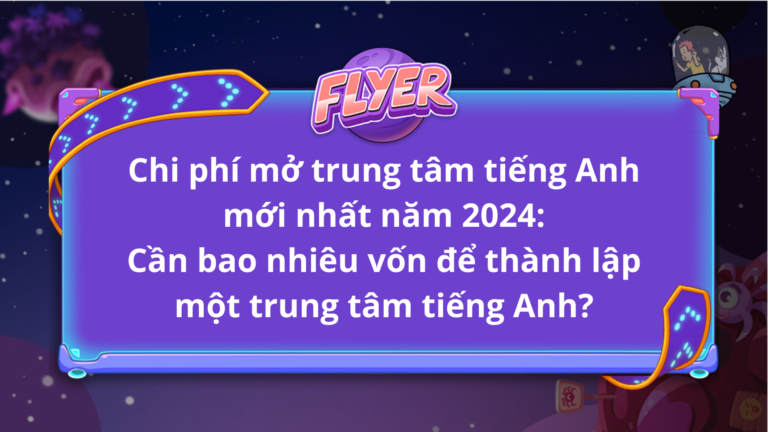 Chi phí mở trung tâm tiếng Anh