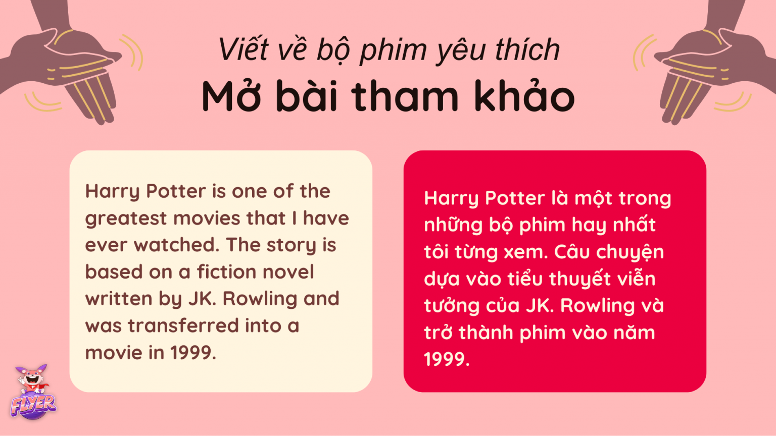 Viết về bộ phim yêu thích: 4 bước để có bài văn thật “cuốn”