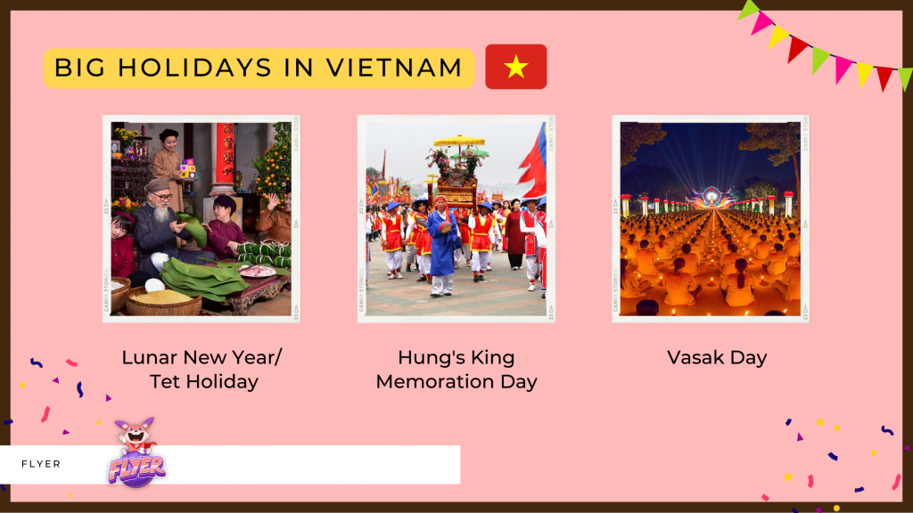Tên gọi những ngày nghỉ lễ âm lịch ở Việt Nam
