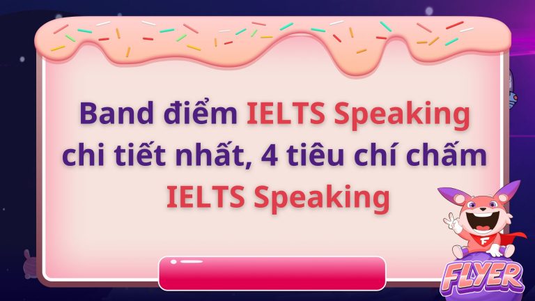 Band điểm IELTS Speaking 