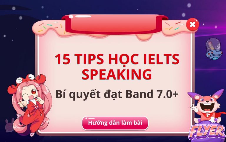 TIPS học IELTS Speaking