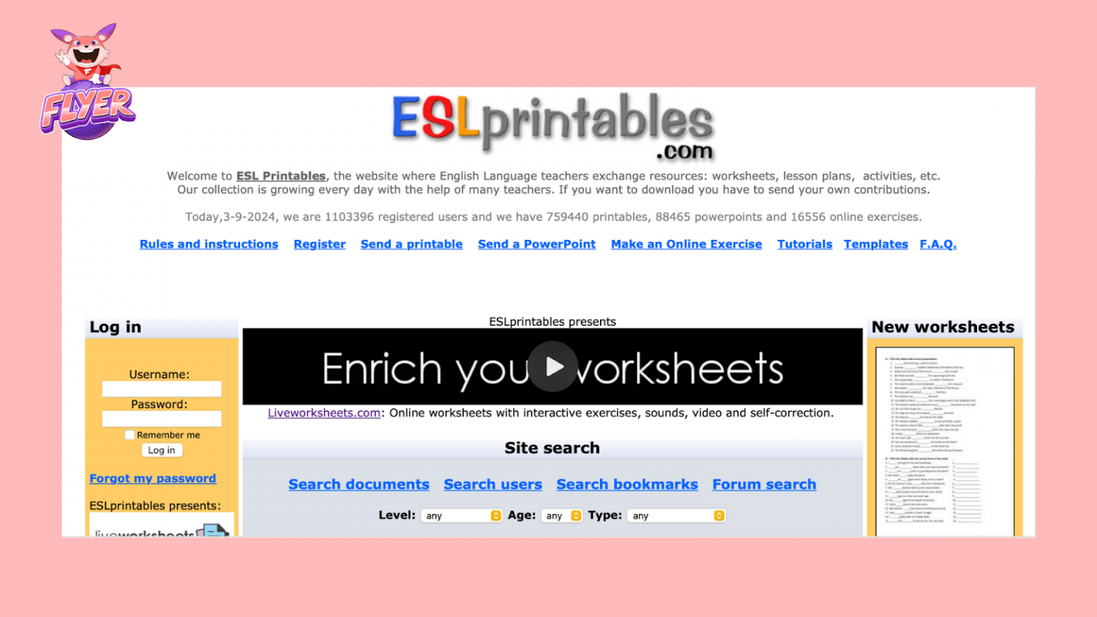 5 website tạo worksheet miễn phí, cực hữu ích dành cho giáo viên tiếng Anh