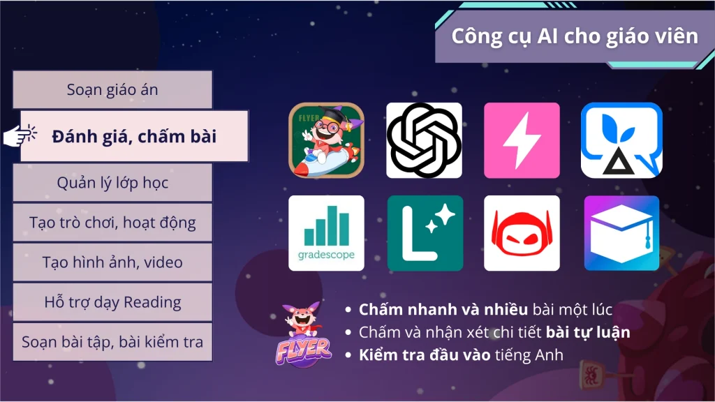 Công cụ chấm bài tập cho giáo viên