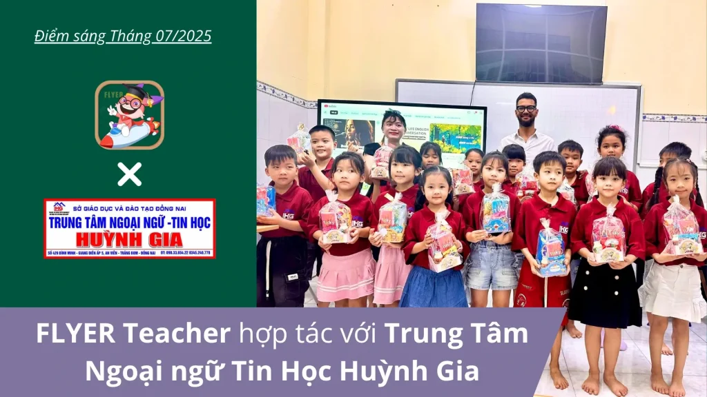 FLYER hợp tác với Trung tâm Ngoại ngữ Tin học Huỳnh Gia