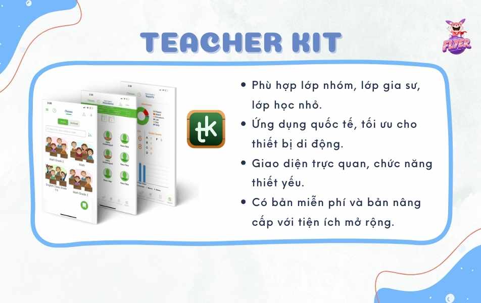 Phần mềm Teacher Kit cho các lớp nhóm nhỏ