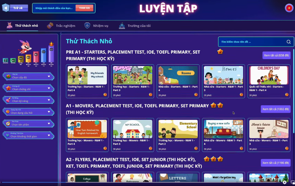 Gamification & Adaptive Learning để tăng động lực và thời gian học tại nhà của học sinh