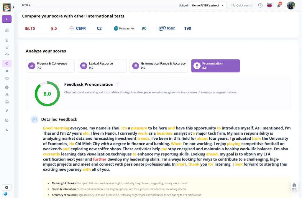 FLYER AI Speaking 2.0