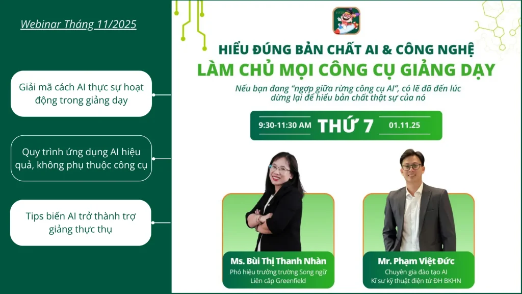 Webinar FLYER Teacher tháng 11/2025