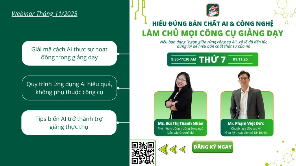 Webinar tháng 11 Trợ giảng AI - FLYER Teacher