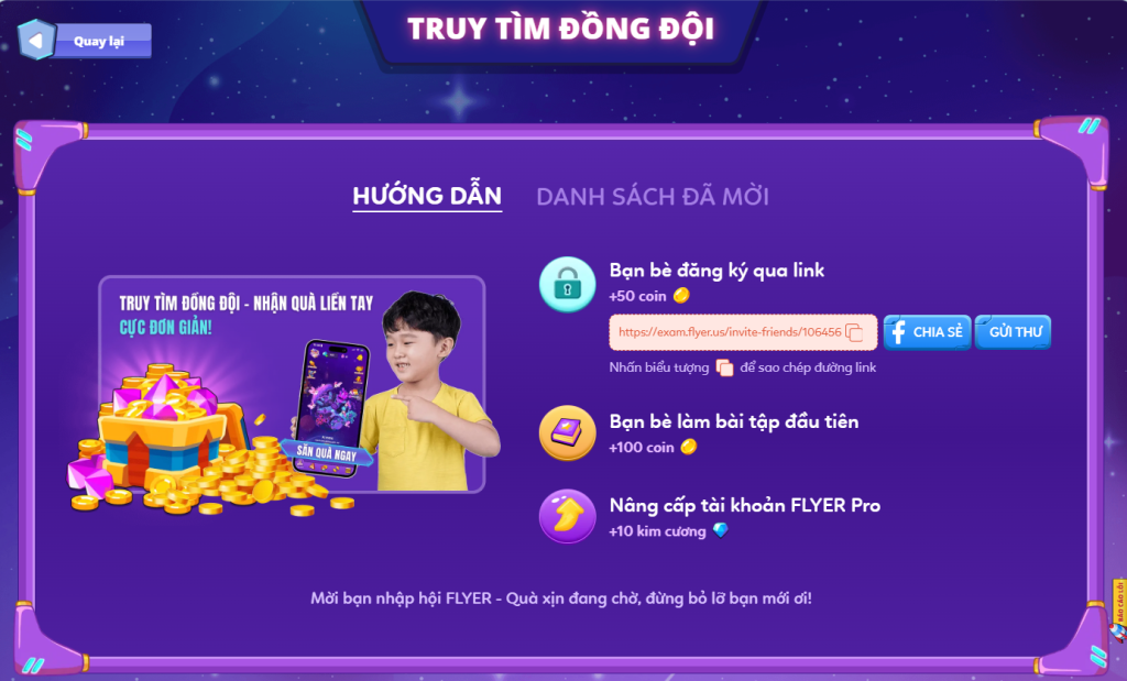 Giới thiệu bạn bè cùng ôn luyện chứng chỉ tiếng Anh trên Phòng Thi Ảo