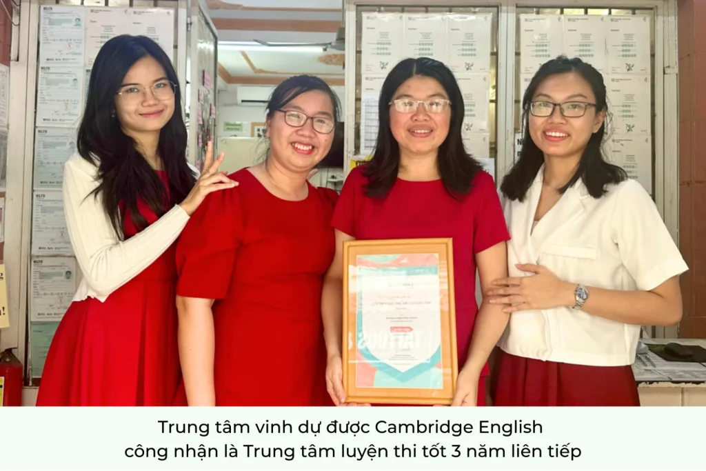 Trung tâm luyện thi tốt 3 năm liên tiếp