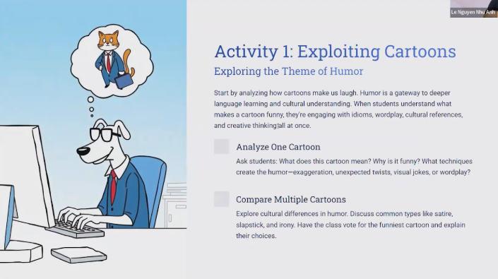 Gợi ý hoạt động sử dụng truyện tranh trong lớp học