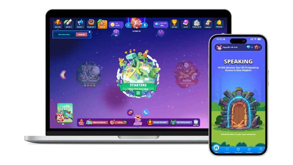 Kho học liệu đủ cấp độ và kỹ năng