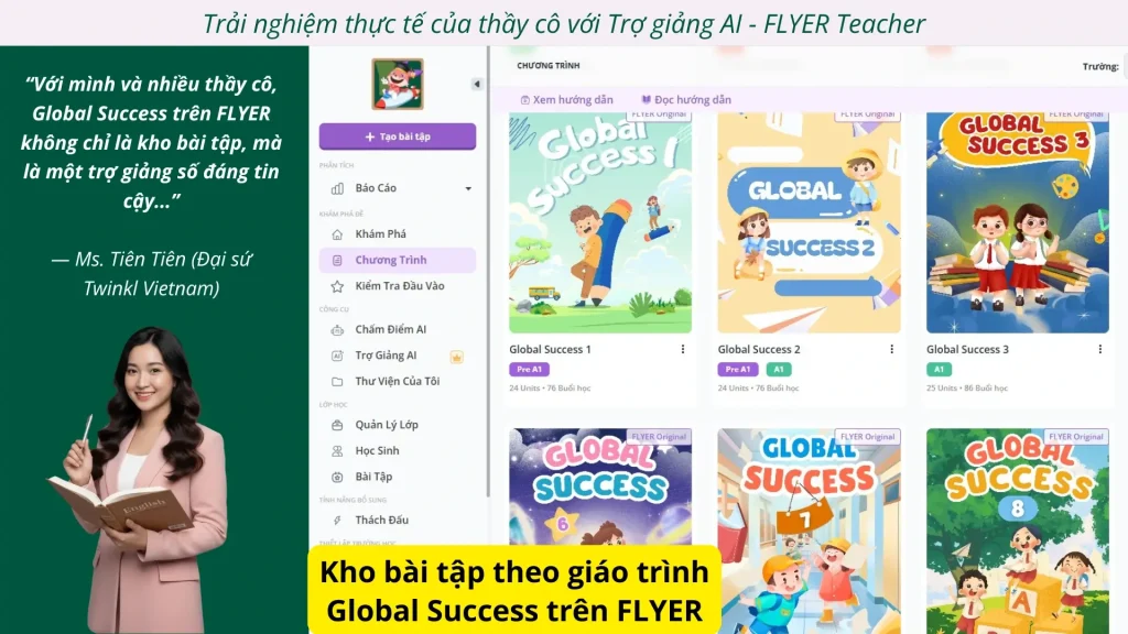 Ôn luyện Global Success trên FLYER