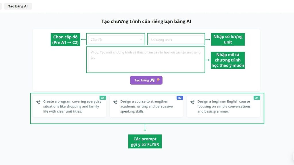 Cách tạo chương trình giảng dạy bằng AI 1