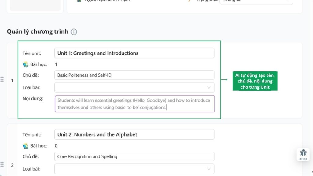 Cách tạo chương trình giảng dạy bằng AI 2