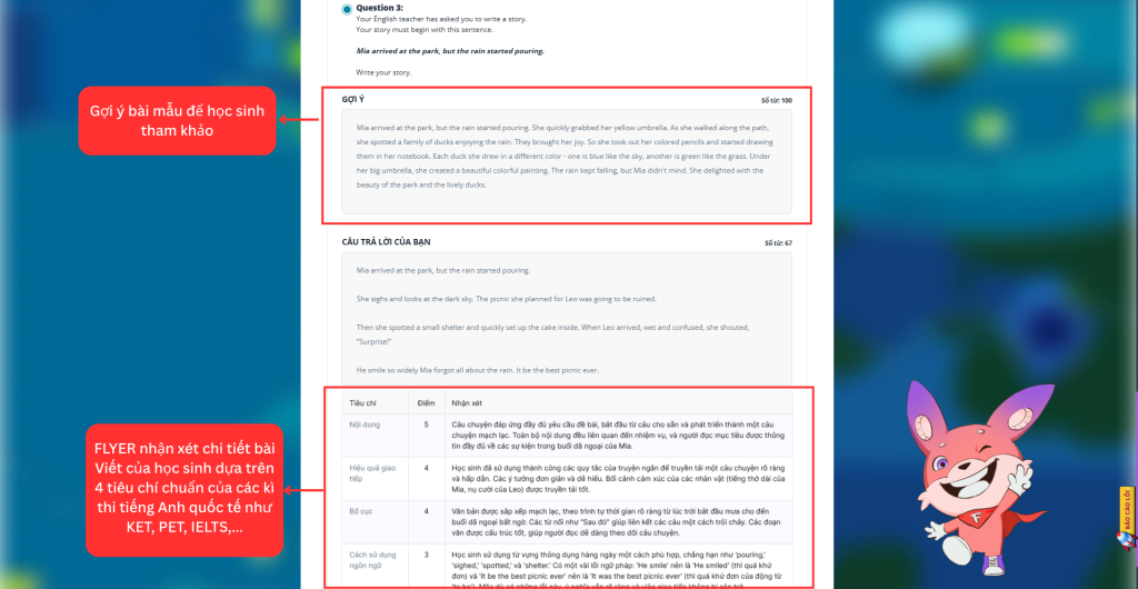 Luyện viết với FLYER AI
