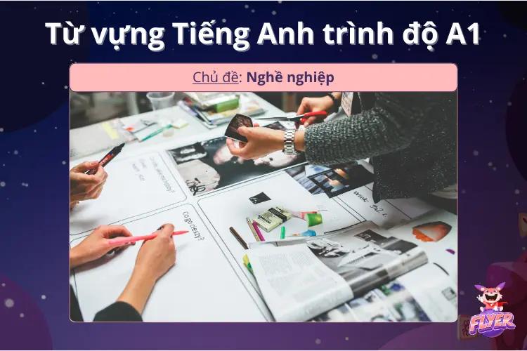Từ vựng A1 về nghề nghiệp 