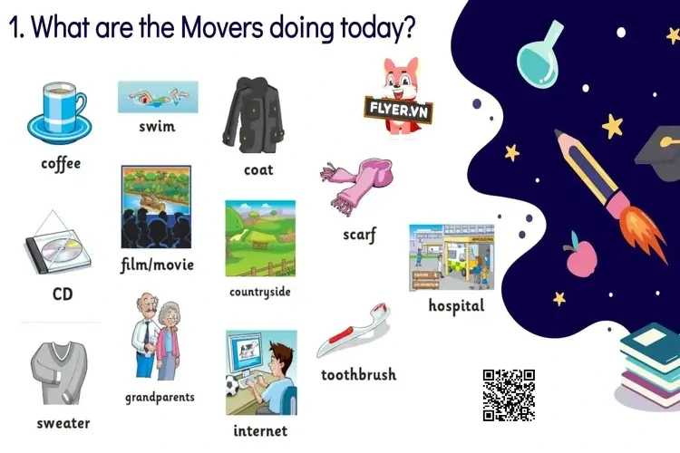 Từ vựng Movers 1