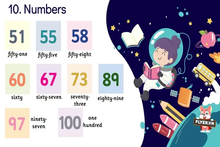 Từ vựng Movers 10