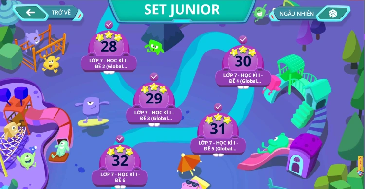 Các đảo đề trên Phòng thi ảo FLYER