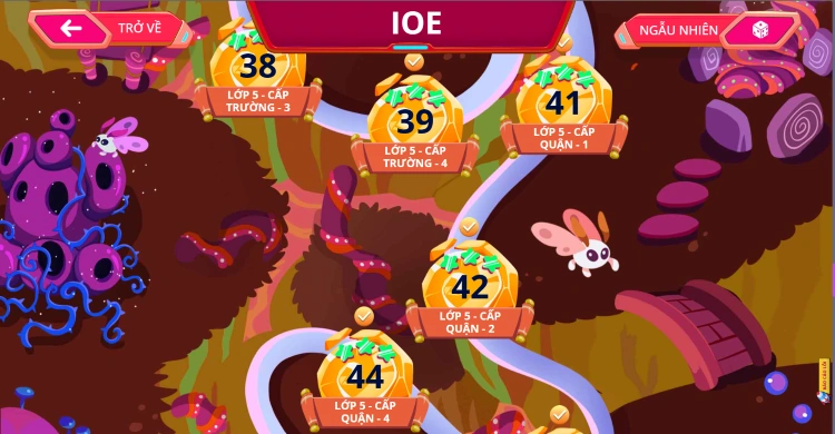 Các đảo với nhiều đề IOE các cấp