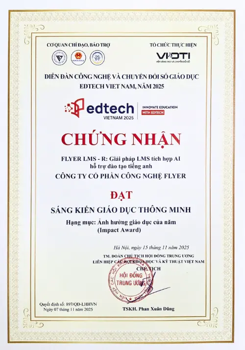 Chứng nhận FLYER LMS-R