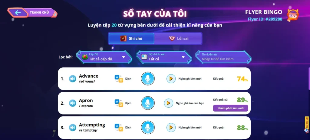 Daily challenge FLYER 1