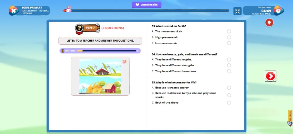 Luyện nghe trên FLYER