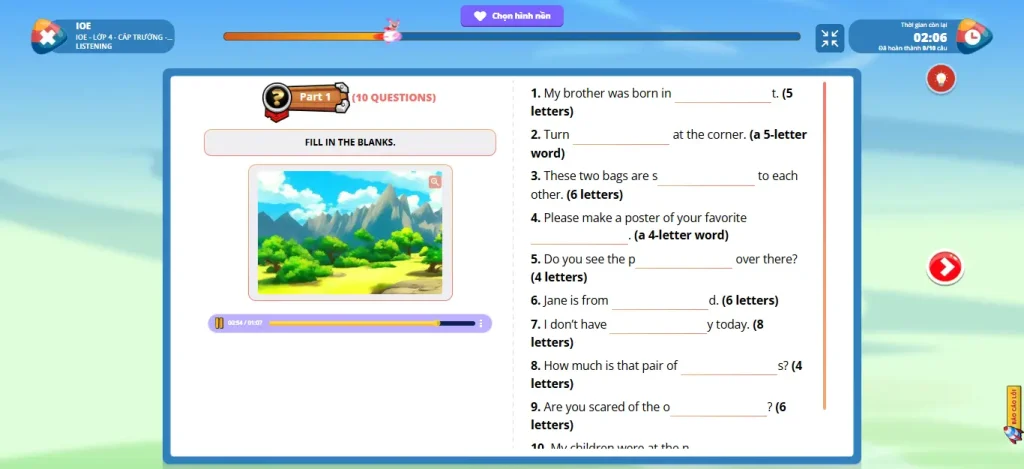 Luyện nghe trên FLYER
