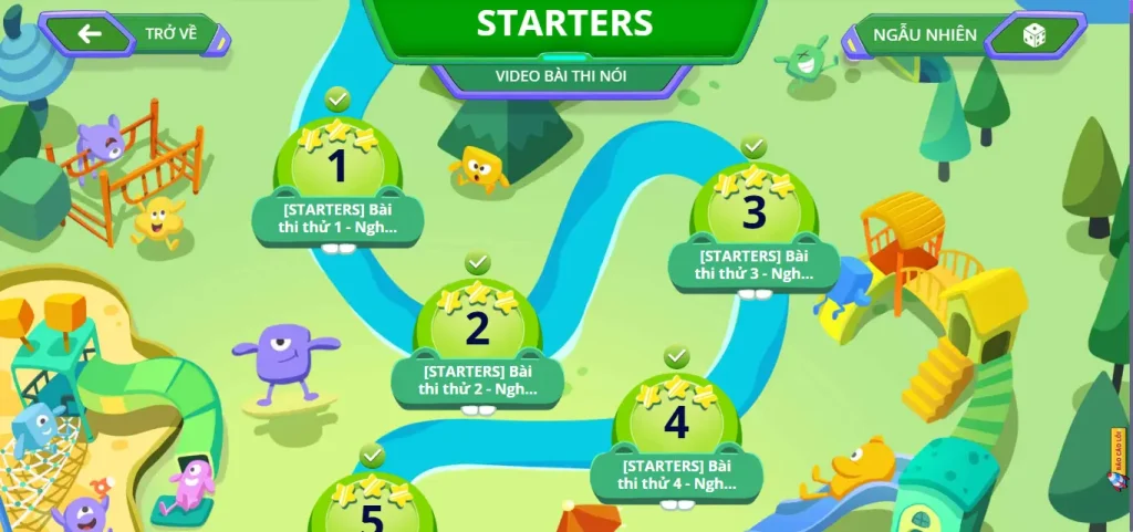 Đề thi Starters chuẩn Cambridge trên FLYER